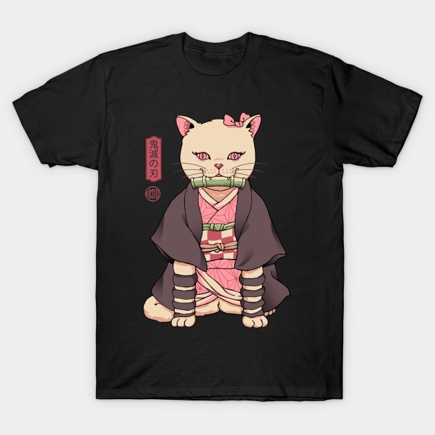 Demon Cat Girl T-Shirt by Vincent Trinidad Art